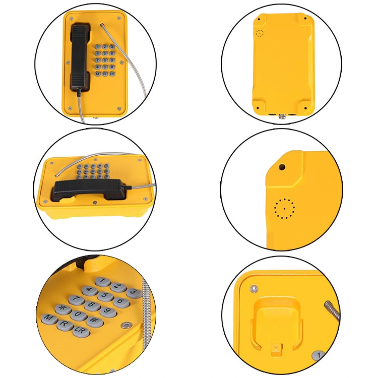 Industrial Heavy Duty Outdoor Roadside IP66 IP67 Emergency VoIP Telephone