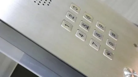 Intercomunicador de elevador analógico, telefone de sala limpa IP65-IP66 para fábrica farmacêutica