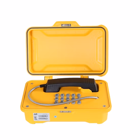 Telefone industrial à prova de intempéries PSTN/SIP IP66 ao ar livre IP66 telefones de túnel à prova d'água