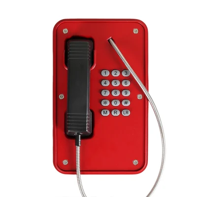 Telefone de emergência ao ar livre Ferroviária Telefone analógico VoIP Telefone industrial
